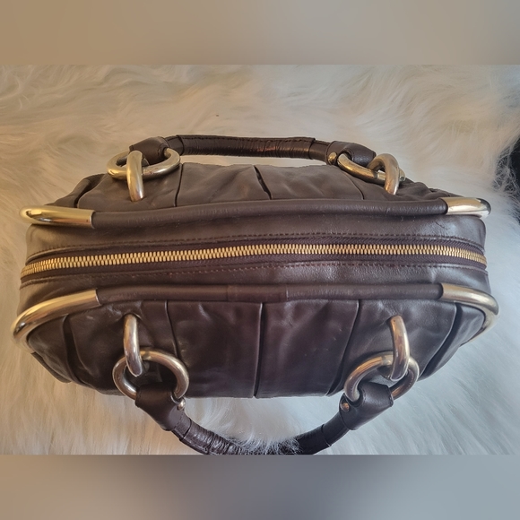 BALLY vintage leather boston bag - Picture 3 of 9